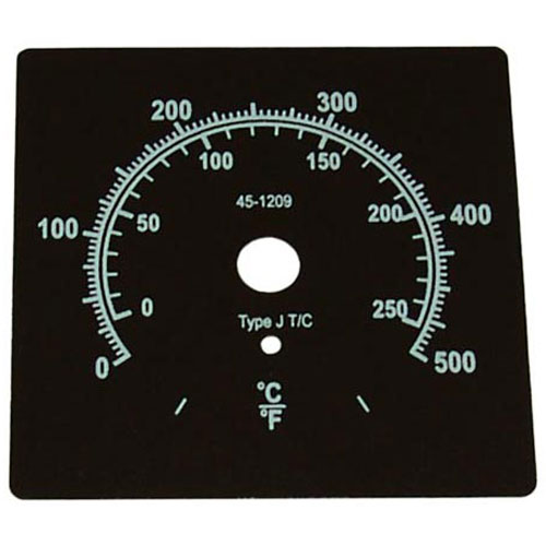 (image for) Vulcan Hart 770516 DIAL PLATE 3 D, 0-500
